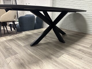 Eetkamertafel Venezuela ovaal Ovaal, Zwart